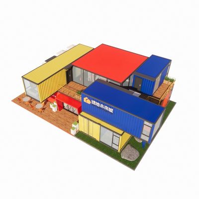 鉄鋼管 主な構造 オーダーメイド 現代のプレファブコンテナハウス アルミ合金 窓