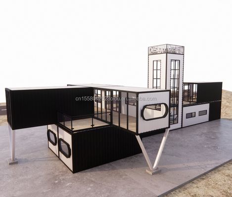 鋼鉄管 コンテナ ショップ 輸送 コンテナ 携帯 ショップ コンテナ 3D モデル デザイン