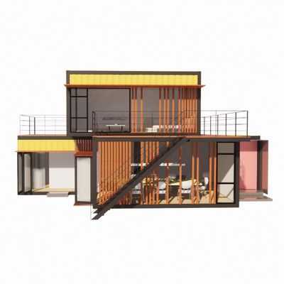 カスタマイズされた色 モダン・ラグジュアリー 製鉄住宅 トイレ付き カスタマイズされた選択