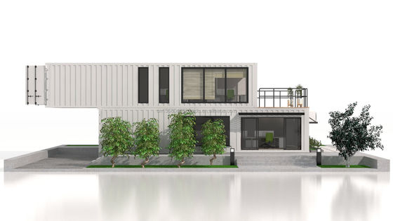 折りたたむ プエルトリコ 住居 40フィート 豪華 パック 輸送 コンテナ モジュール型 プリファブリック プリファブ 市場向け