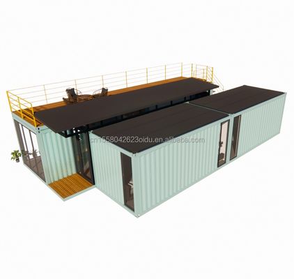 20フィート/40フィート プリファブリック ポータブル 折りたたむ式 拡張容器 3 ベッドルームのアルミ合金窓付きの小さな移動家