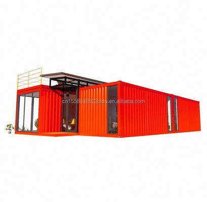 20フィート/40フィート プリファブリック ポータブル 折りたたむ式 拡張容器 3 ベッドルームのアルミ合金窓付きの小さな移動家