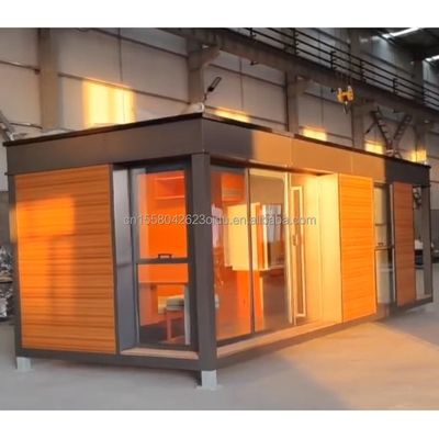 EU CE 認証 プリファブリック ルックス ベッドルーム コンテナ ホーム サンドイッチ パネル スタジオ ホテル ハウス カスタマイズ 色の