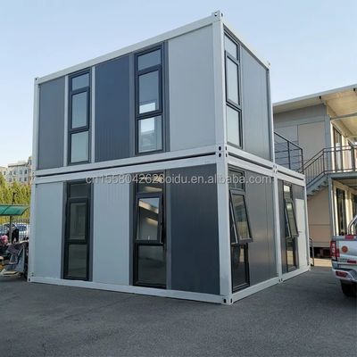 20フィートの庭園 ホテル モバイルハウス ホテルのための木製スタジオ フラットコンテナ 鉄筋枠 溶接