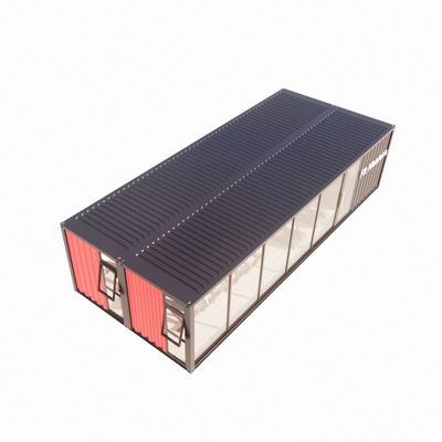 40フィートプリファブ輸送コンテナバー 50/75/100mm ウォーブサンドウィッチパネル壁