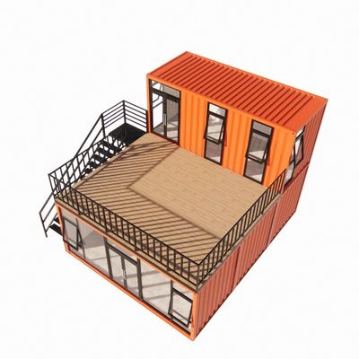 プレファブ 輸送コンテナ ポップアップ カフェ ショップ レストラン 壁 50/75/100mm 波サンドイッチ パネルのオプション