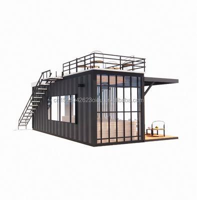 アルミ合金 窓 プリファブリック 輸送 モバイル カフェ ショップ コンテナ バー ショップ 設定可能なレイアウト