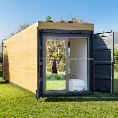 40ft 20ft モダンな高級ガーデン ホテル モバイル 迅速な設置と50/75/100mmの波サンドイッチパネル壁