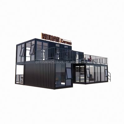 20フィートまたは40フィートのコンテナハウス オーダーメイド バー カフェ ホテル レストラン 店舗 輸送 コンテナ カフェ ショップ コンテナ ショップ キオスク