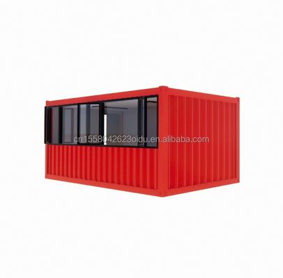 プリファブキットセット モジュール型小屋 コンテナハウス 20フィートまたは40フィートの鋼筋枠 キセットビルのための鋼筋折りたたみ180g