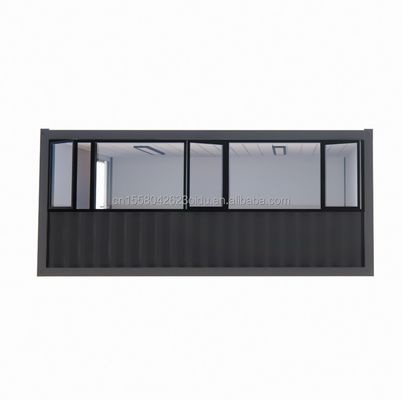 20フィートまたは40フィートのミニポップアップショップ コンテナハウス レストランショップ ストリート食品キオスク コンテナ アルミ合金窓