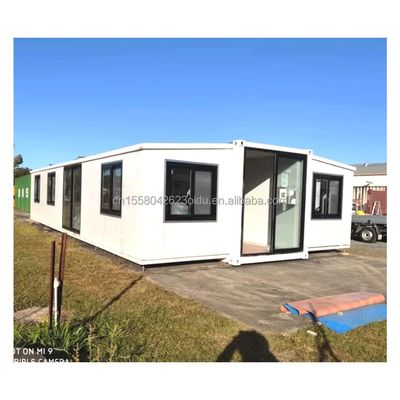 家庭生活 積立式拡張可能なコンテナハウスと折りたたむ式プリファブリックハウス 2 ベッドルームの家庭住宅
