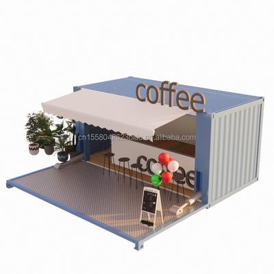 浴室 コンテナハウス 20フィート 折りたたみ 可愛い プリファブリック 携帯 輸送 コンテナ プリファブ コーヒーショップ