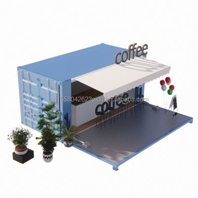 浴室 コンテナハウス 20フィート 折りたたみ 可愛い プリファブリック 携帯 輸送 コンテナ プリファブ コーヒーショップ