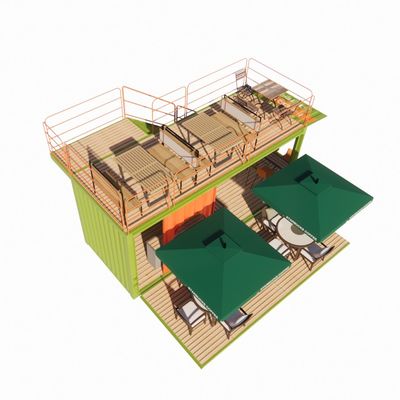 2023年 売れる最多の屋外モジュール式プリファブハウス コンテナ 鋼筋枠 鋼筋コンテナを折りたたむ
