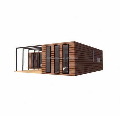 木製コンテナハウス EU ベストデザイン 木製グレーンガラス 20ft 40ft プリファブホーム ラグジュアリー コンテナホーム プリファブハウス モダン