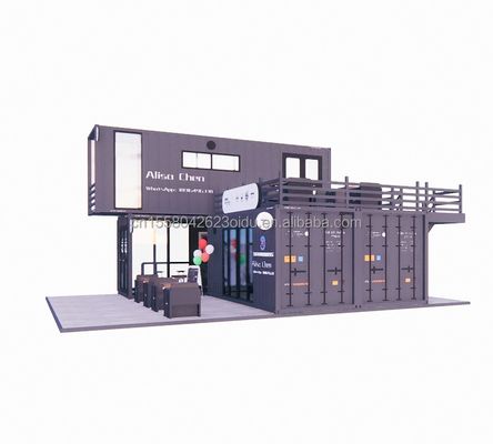 ポータブル 輸送 モジュール式 プリファブ 折りたたむ リビング ハウス 収納 拡張可能な コンテナ ハウス パーソナライズされた色と3Dモデル