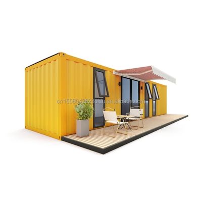 鉄鋼管 主構造 屋外 モダン 鉄鋼 モジュール式 拡張可能 20 フィート/40 フィート 携帯 コンテナハウス