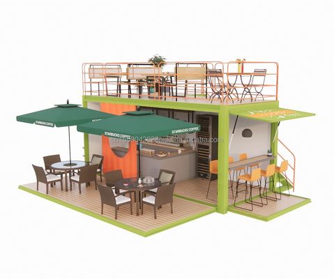 20フィート 急速な建設 プリファブ ホテルハウス キャンピングや折りたたむ庭のためのモジュール式折りたたみコンテナハウス