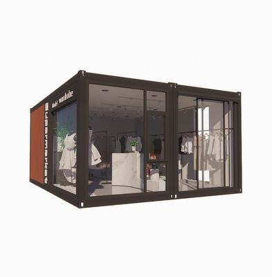 壁 100mm 波サンドイッチ パネル ホテル コンテナ 店舗 パーソナライズ可能 平板 梱包 迅速 設置 プリファブリック ハウス