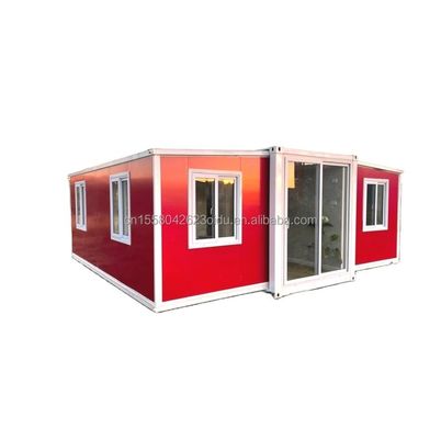 木製 2 3 4 5 ベッドルーム プリファブリック ヴィラ カスタマイズ カラーデザイン 20ft 40ft 防水 プリファブ 拡張可能なコンテナハウス