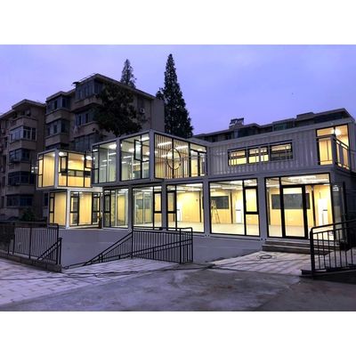 コンテナ モバイルハウス 学校 カフェテリア フラットパッケージ カスタマイズされた色とデザイン