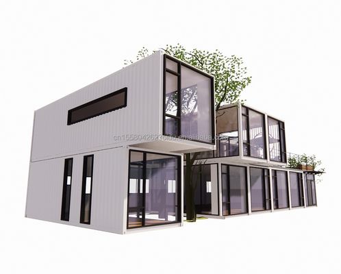 コンテナ モバイルハウス 学校 カフェテリア フラットパッケージ カスタマイズされた色とデザイン