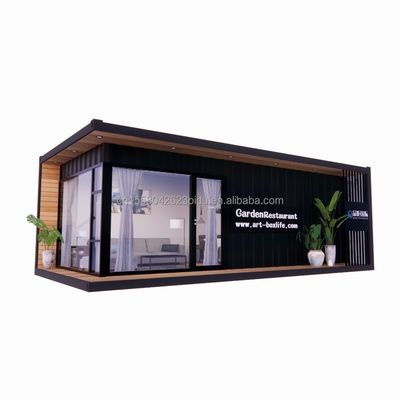 現代のデザイン 木製コンテナハウス 拡張可能なオフィス 鋼筋フレームと鋼筋折りたたみ180g
