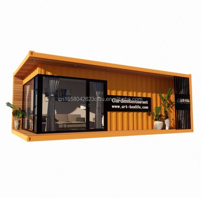 現代のデザイン 木製コンテナハウス 拡張可能なオフィス 鋼筋フレームと鋼筋折りたたみ180g