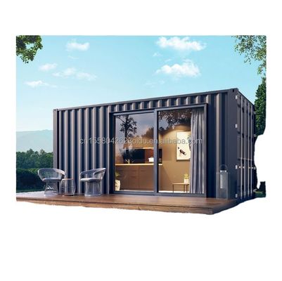 EU 20FT 40FT の鋼サンドイッチパネルで拡張可能なプリファブリックハウス