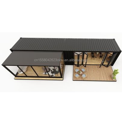 現代のデザインで使用される電磁鋼四角管 屋外用ポータブル20FT40FTコンテナハウス