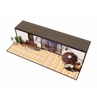 現代のデザインで使用される電磁鋼四角管 屋外用ポータブル20FT40FTコンテナハウス