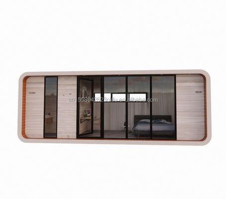 改造された輸送コンテナ 20フィート 高級プリファブ 木造住宅 キッチン浴室とコンテナ室 迅速な設置