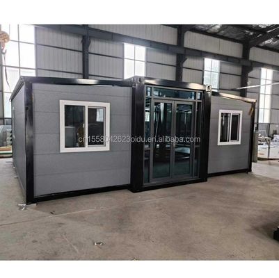 20フィートまたは40フィートのモジュール式鉄鋼建築物 プレファブリケーション 屋外およびサンドイッチパネル材料の現代住宅
