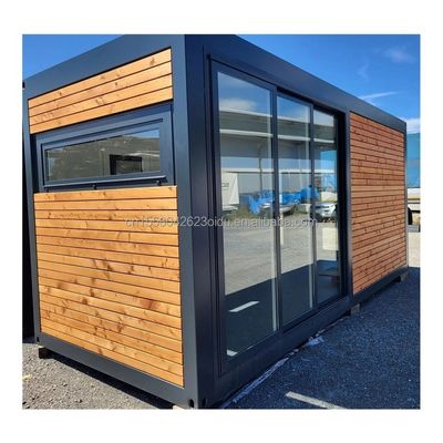 現代的な拡張可能な鉄筋 ポータブル 備品コンテナハウス 寝室付き 屋外用 サンドウィッチパネル