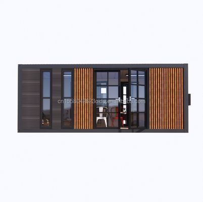 高級 モダン 拡張可能な コンテナ 2階建て 木製製小物 プリフェーブルハウス 建物 ホテル アパートメント 鉄製キャビン プリフェーブルハウス