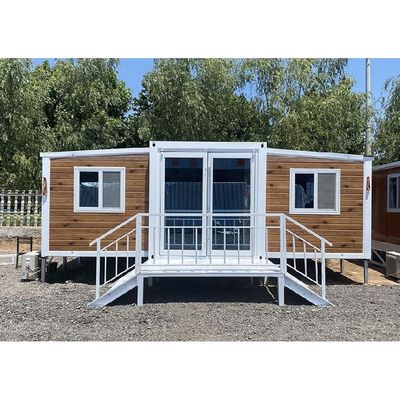 オーダーメイド色の木造住宅 EU プリファブリック 20フィート 3 ベッドルーム拡張住宅