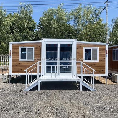 オーダーメイド色の木造住宅 EU プリファブリック 20フィート 3 ベッドルーム拡張住宅