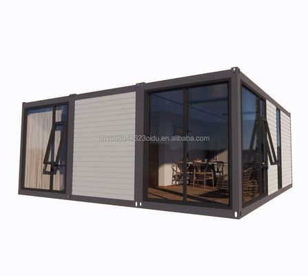 鉄鋼製 折りたたみ 180g 20ft 40ft 切断可能 プリファブリック フラットパック コンテナ ホテル用 2 ベッドルームのホームハウス