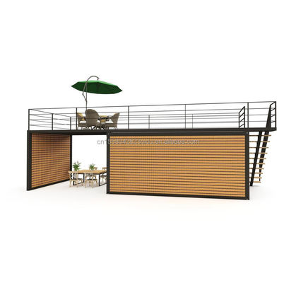 主な構造 鋼鉄管 40FT 20ft 高級コンテナ室 販売ブース カフェ ショップ 警備 ボックス オフィス バー