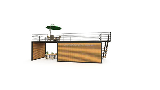 主な構造 鋼鉄管 40FT 20ft 高級コンテナ室 販売ブース カフェ ショップ 警備 ボックス オフィス バー